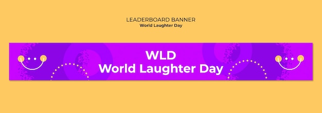 World laughter day template design