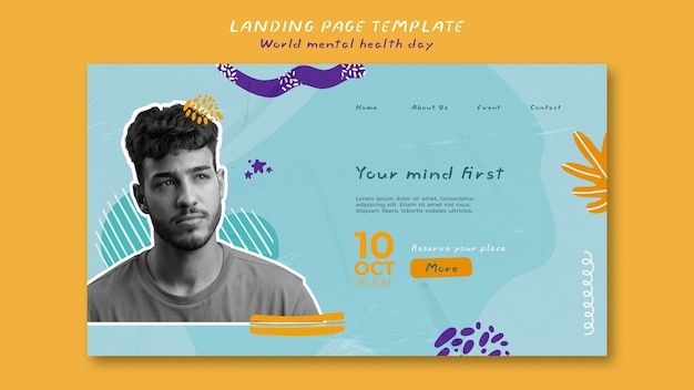 World mental health day landing page