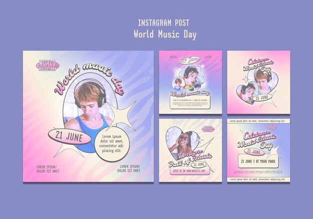 world music day instagram posts