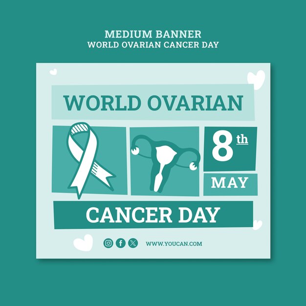 World ovarian cancer day template