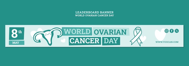 World ovarian cancer day template