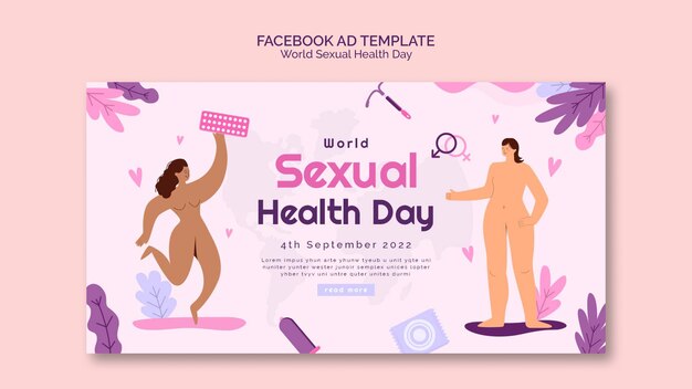 세계 성 건강의 날 페이스북 템플릿