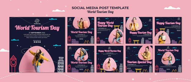 世界観光デーInstagram Post Post Collection