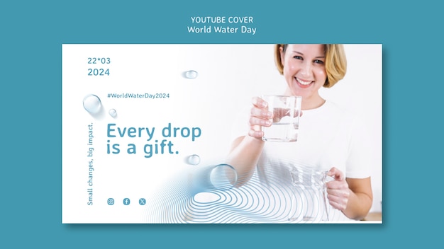 World water day celebration youtube cover
