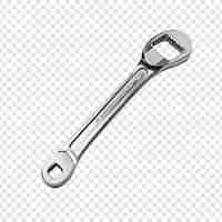 Free PSD wrench isolated on transparent background