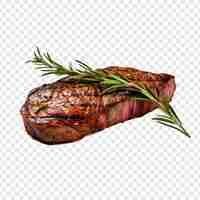 Free PSD xavier steak isolated on transparent background