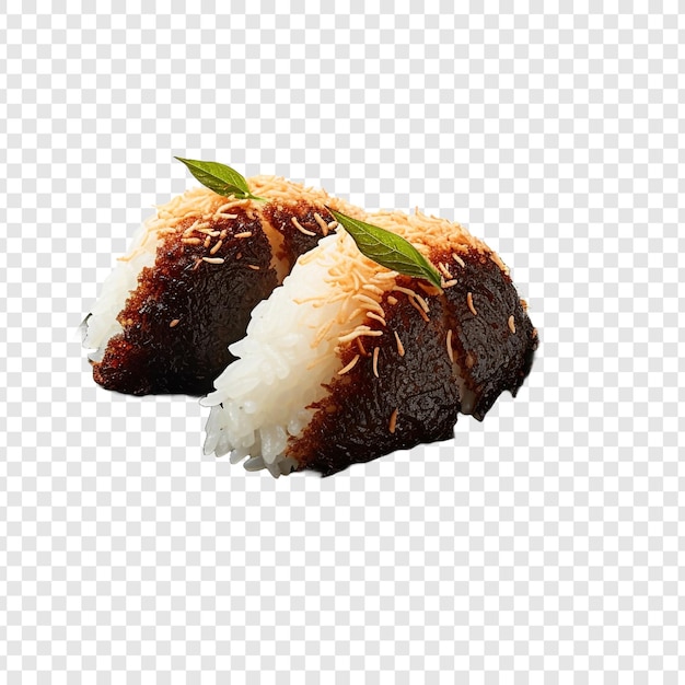 無料PSD 透明な背景に分離された焼きおにぎり