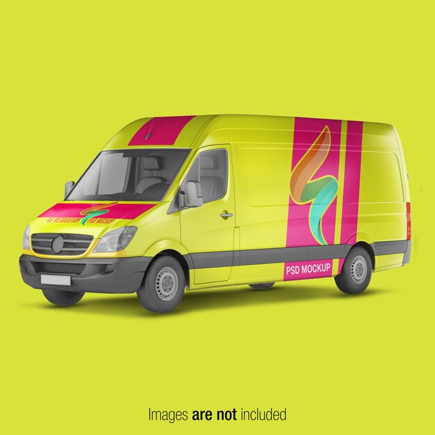 Download Yellow Van Psd 30 High Quality Free Psd Templates For Download