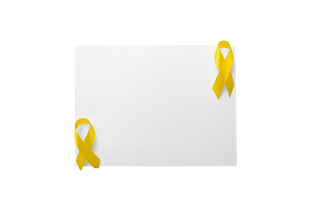 Yellow ribbon frame design