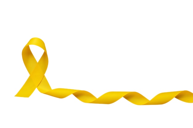 Free PSD yellow ribbon frame design