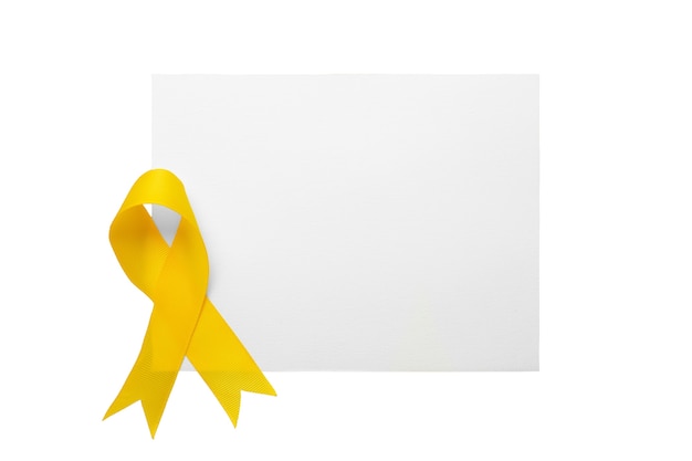 Yellow ribbon frame design