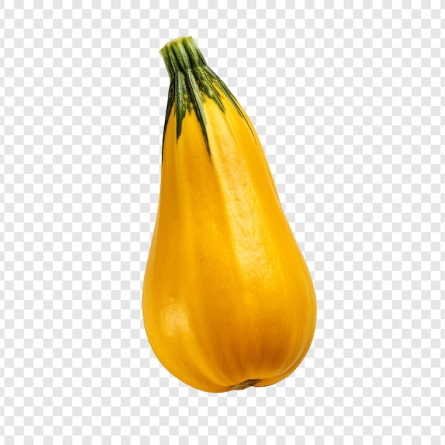 Free PSD yellow squash isolated on transparent background