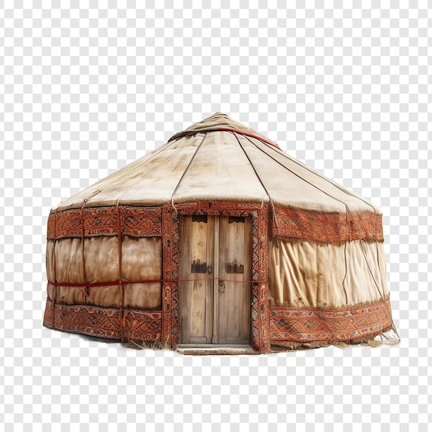 Yurt house isolata su uno sfondo trasparente