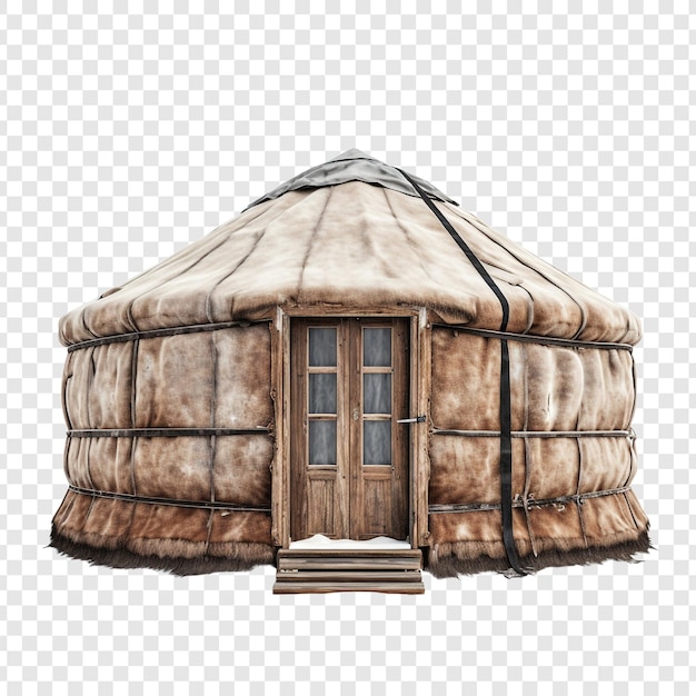 Free PSD yurt house isolated on transparent background