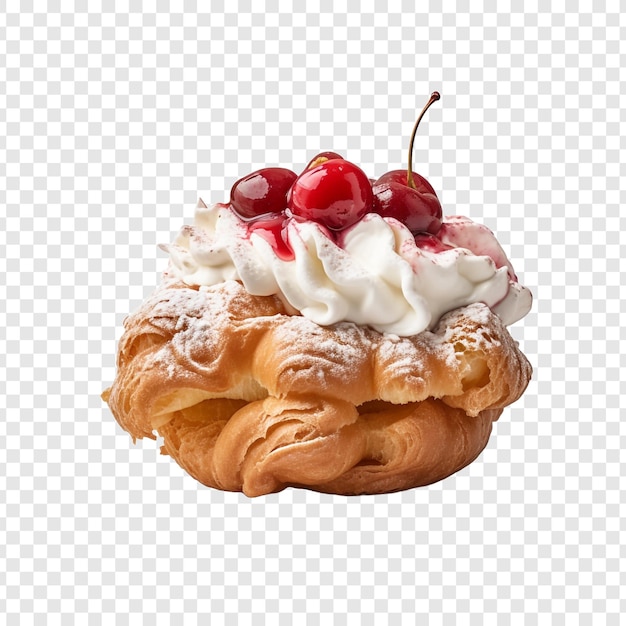 Zeppole isolated on transparent background