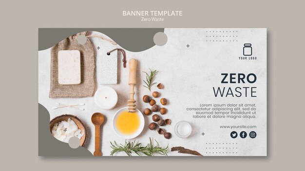 Zero waste banner design