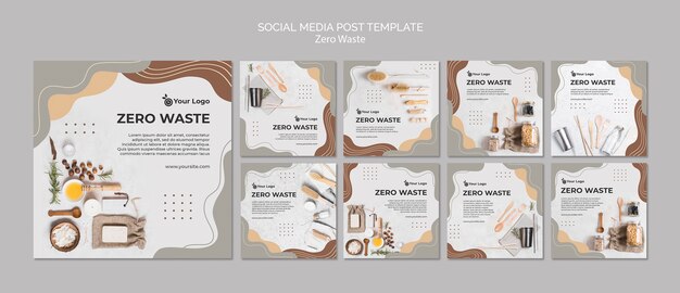 Zero waste social media post