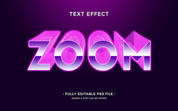 Zoom Text Effect