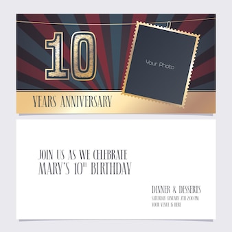 10周年記念スタンプバナーのイラスト 無料のベクター 10周年記念スタンプバナーのイラスト 無料のベクター