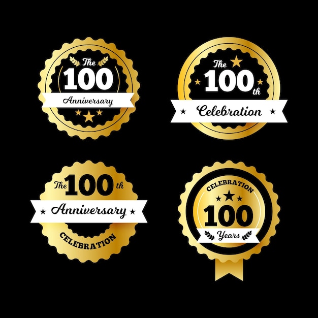 100% anniversary label collection