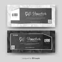 Free vector 100$ gift voucher