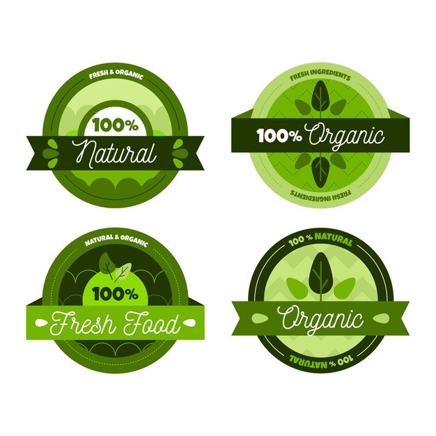 100% natural label collection