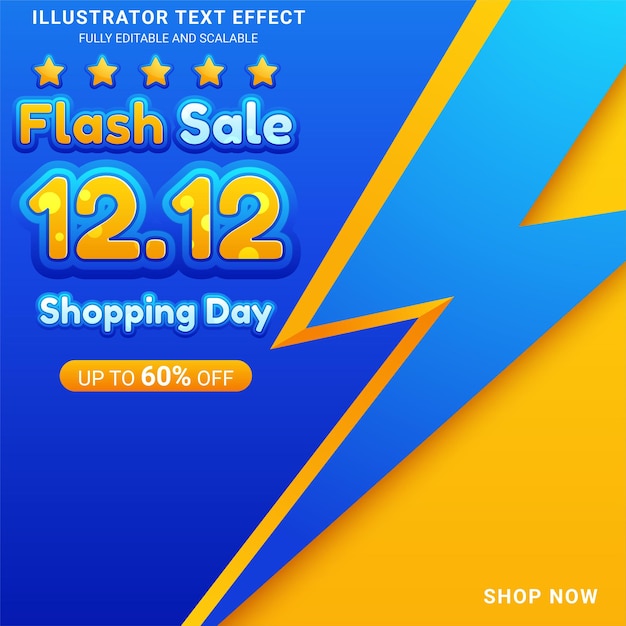 Free vector 12.12 shopping festival sale banner