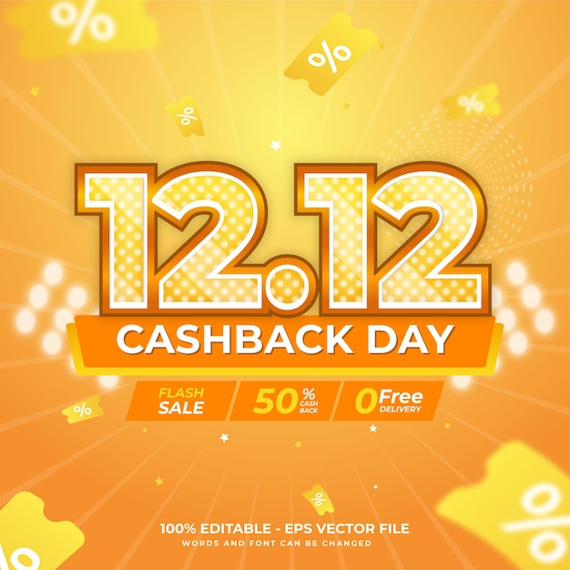 1212 special shopping day background poste