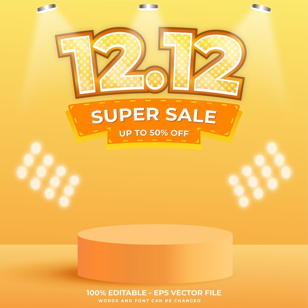 1212 special shopping day background poste