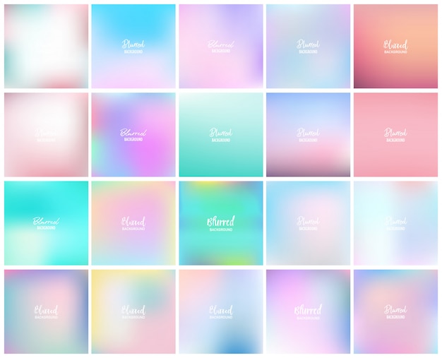 20 blurred abstract background