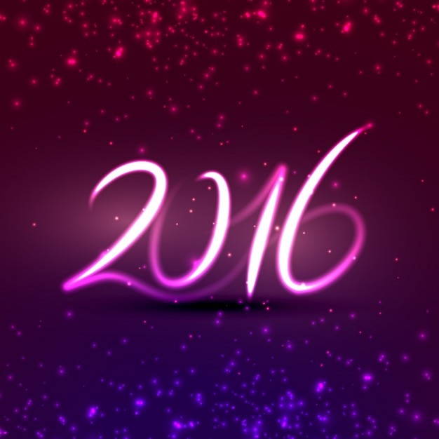 Free vector 2016 happy new year