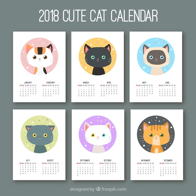 2018 calendar