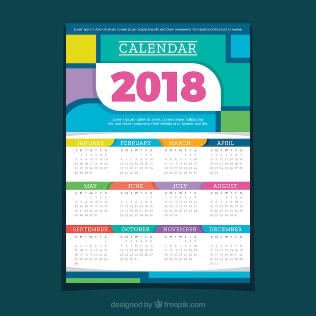 Calendario 2018