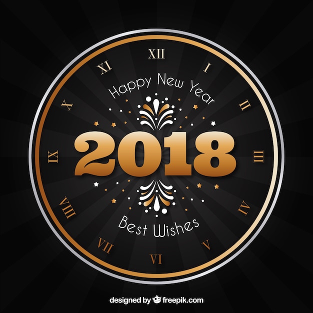 2018 new year background