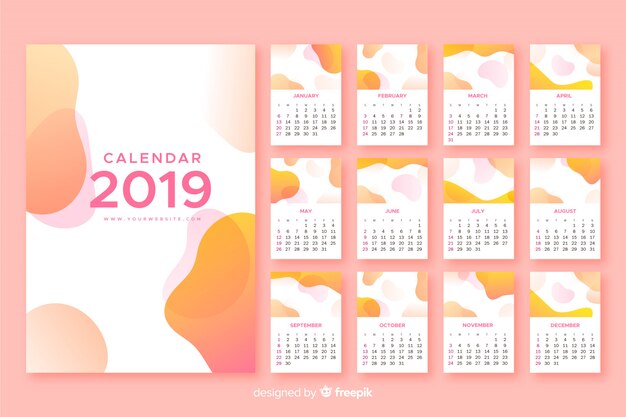 2019 Abstrract Calendar