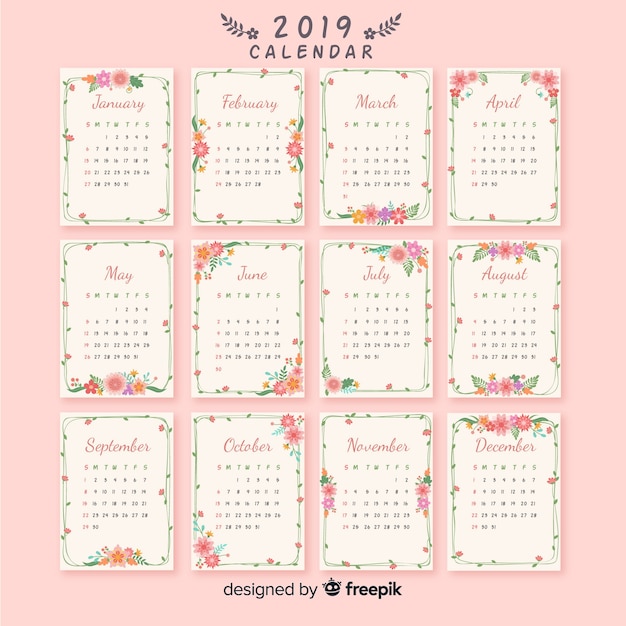 2019 календарь