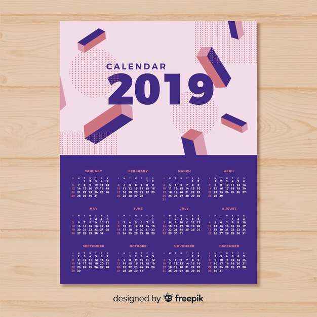 2019 календарь