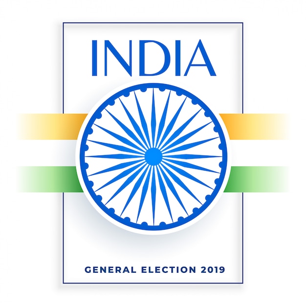 Free vector 2019 election of india design