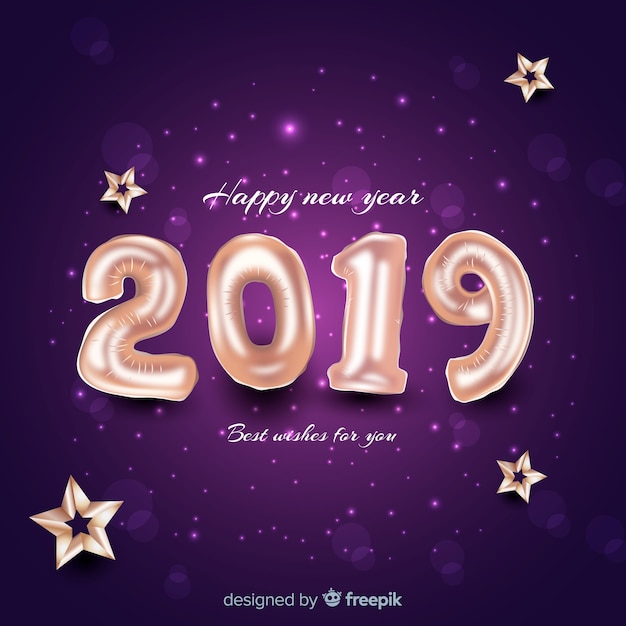 2019 new year background