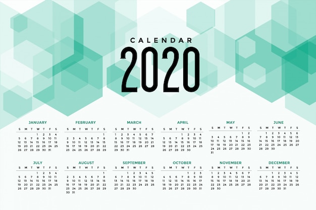 Calendario 2020