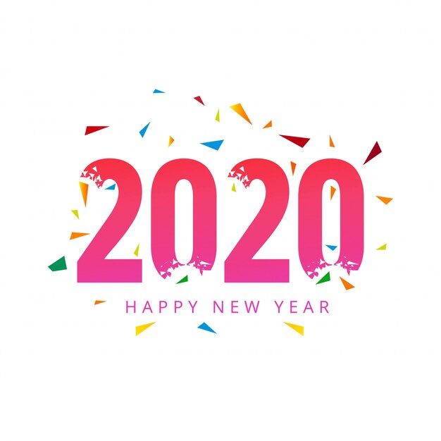 グリーティングカードの2020年新年あけましておめでとうございますテキスト