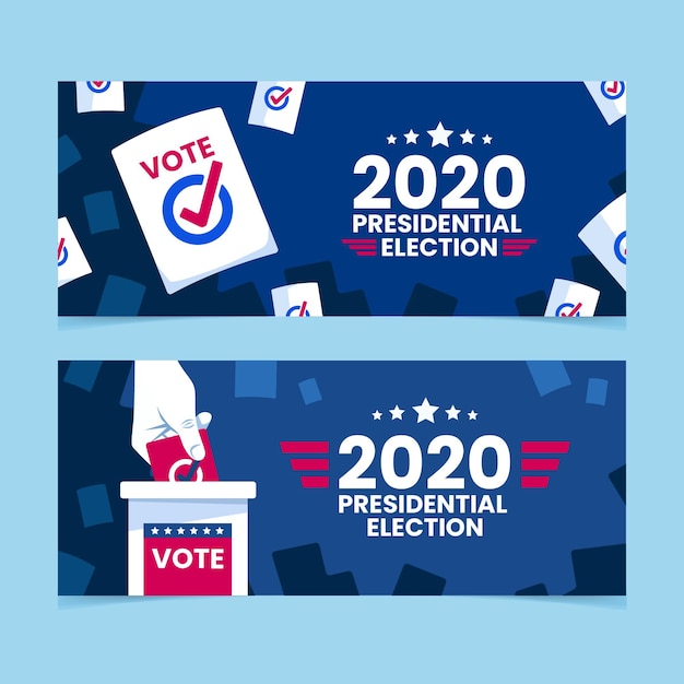 2020 presidential election banners