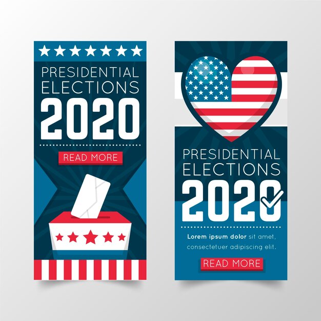 2020年米国大統領選挙バナーコンセプト