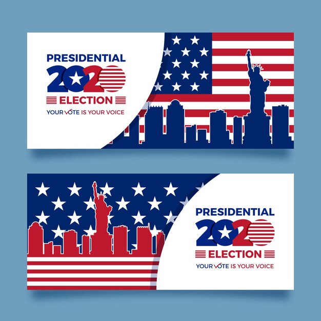 2020年米国大統領選挙バナーコレクション