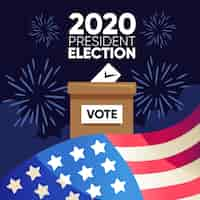 無料ベクター 2020年米国大統領選挙