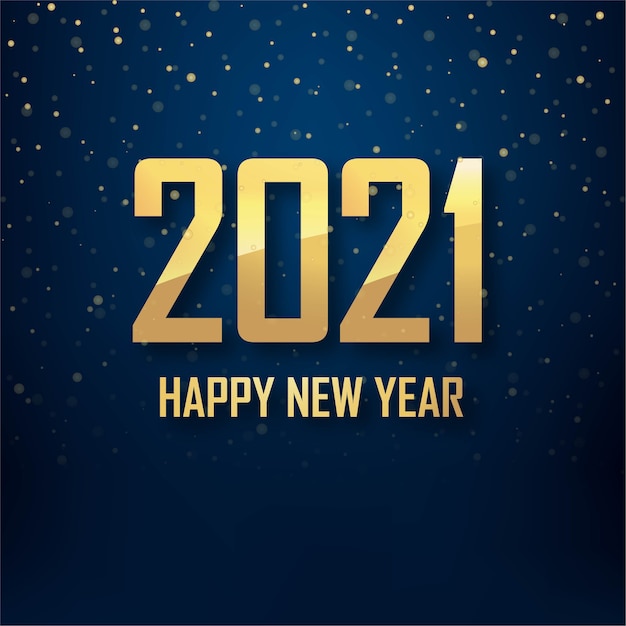 2021 happy new year greeting background