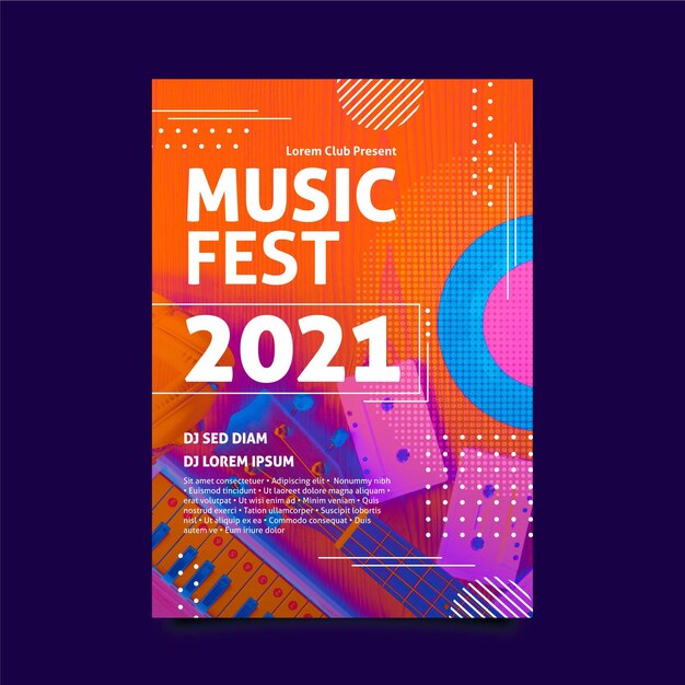 사진 2021 음악 이벤트 포스터