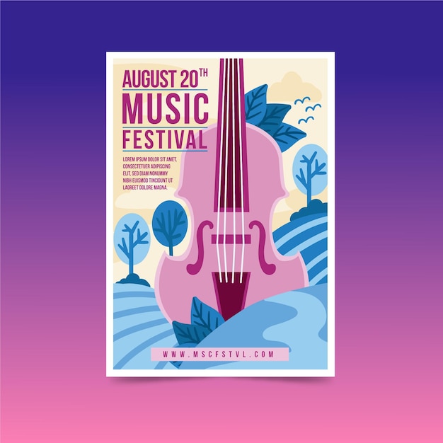 2021 음악 축제 포스터 디자인