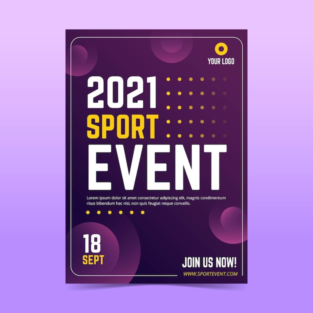 2021 sporting event poster