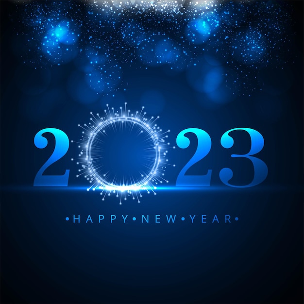 Free vector 2022 happy new year background holiday card celebration design